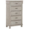 Hollentown - Whitewash - Five Drawer Chest-Washburn's Home Furnishings