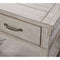 Hollentown - Whitewash - One Drawer Night Stand-Washburn's Home Furnishings