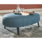 Hollyann - Blue - Oversized Accent Ottoman-Washburn's Home Furnishings