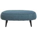 Hollyann - Blue - Oversized Accent Ottoman-Washburn's Home Furnishings