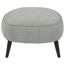 Hollyann - Gray - Oversized Accent Ottoman-Washburn's Home Furnishings