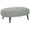 Hollyann - Gray - Oversized Accent Ottoman-Washburn's Home Furnishings