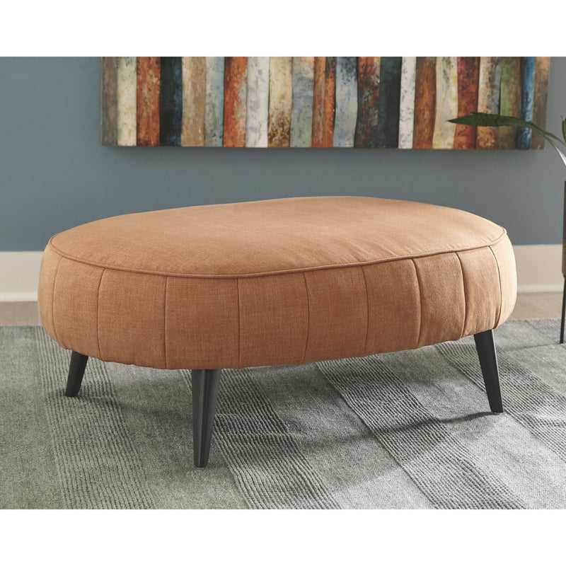 Hollyann - Rust - Oversized Accent Ottoman-Washburn's Home Furnishings