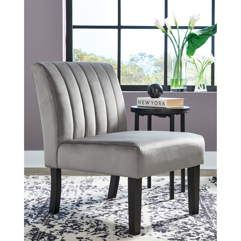 Hughleigh - Dark Gray - Accent Chair-Washburn's Home Furnishings