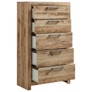 Hyanna - Tan - Five Drawer Chest-Washburn's Home Furnishings