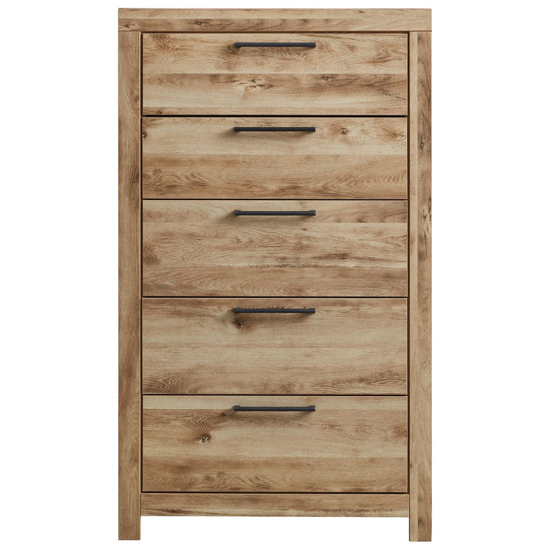 Hyanna - Tan - Five Drawer Chest-Washburn's Home Furnishings