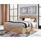 Hyanna - Tan - King Panel Bed With 6 Storage Drawers-Washburn's Home Furnishings