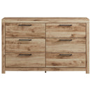 Hyanna - Tan - Six Drawer Dresser-Washburn's Home Furnishings