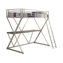 Hyde - Workstation Loft Bunk Bed - Twin Workstation Loft Bed-Washburn's Home Furnishings