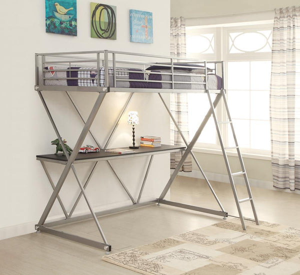 Hyde - Workstation Loft Bunk Bed - Twin Workstation Loft Bed-Washburn's Home Furnishings