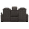 Hyllmont - Gray - Pwr Rec Sofa With Adj Headrest-Washburn's Home Furnishings