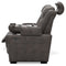 Hyllmont - Gray - Pwr Rec Sofa With Adj Headrest-Washburn's Home Furnishings