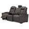 Hyllmont - Gray - Pwr Rec Sofa With Adj Headrest-Washburn's Home Furnishings