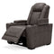 Hyllmont - Gray - Pwr Recliner/adj Headrest-Washburn's Home Furnishings