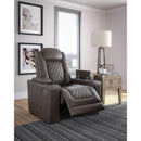 Hyllmont - Gray - Pwr Recliner/adj Headrest-Washburn's Home Furnishings