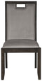 Hyndell - Gray/dark Brown - Dining Chair (set Of 2)-Washburn's Home Furnishings