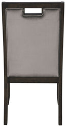 Hyndell - Gray/dark Brown - Dining Chair (set Of 2)-Washburn's Home Furnishings