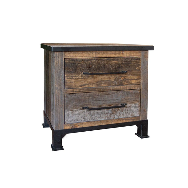 Antique Gray Nightstand-Washburn's Home Furnishings