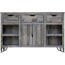 IFD MAYA GRAY 60" TV STAND-Washburn's Home Furnishings