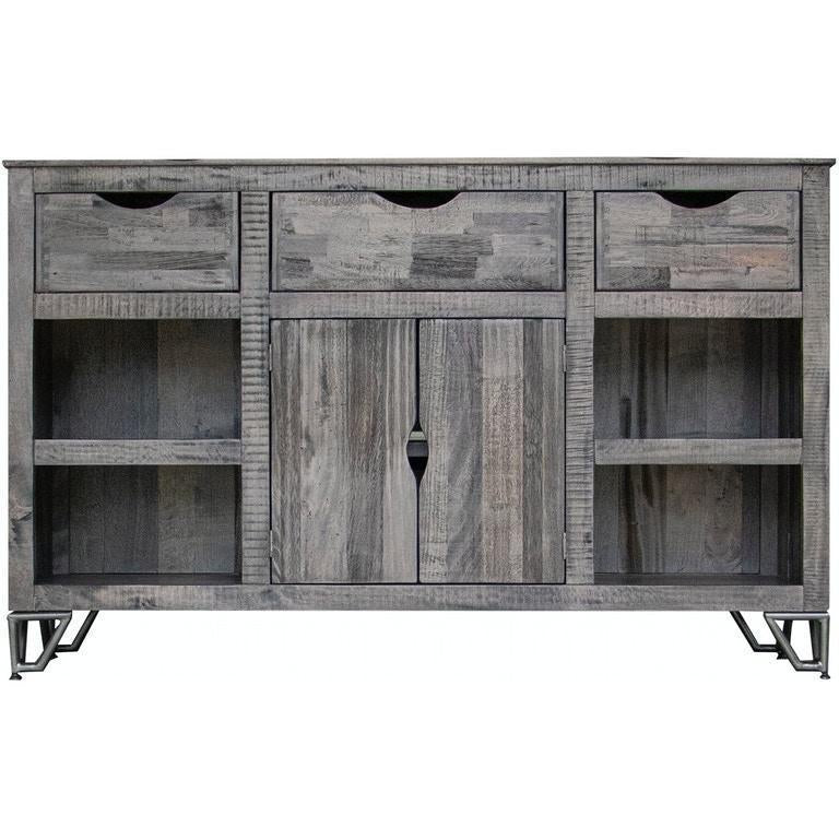 IFD MAYA GRAY 60" TV STAND-Washburn's Home Furnishings