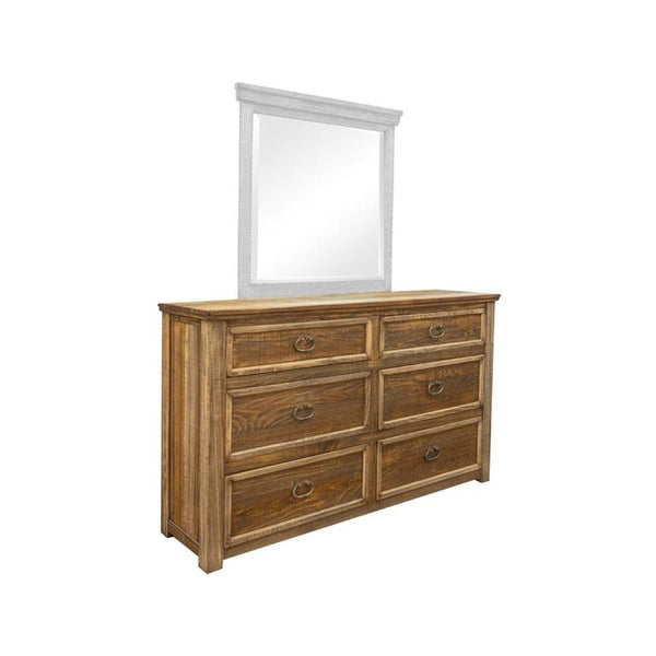 MONTANA PINE 6 DRAWER DRESSER-Washburn's Home Furnishings