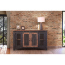 Pueblo Black TV Stand-Washburn's Home Furnishings