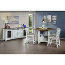 Pueblo White TV Stand-Washburn's Home Furnishings