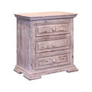 IFD White 3 Drawer Nightstand-IFD-Washburn's Home Furnishings