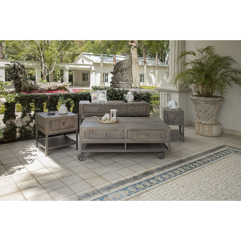 Urban Gray Chairside Table-Washburn's Home Furnishings