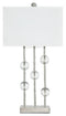 Jaala - Pearl Silver Finish - Metal Lamp (1/cn)-Washburn's Home Furnishings