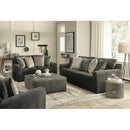 Jackson Midwood Chair 1/2 & Ottoman in Smoke-Washburn's Home Furnishings