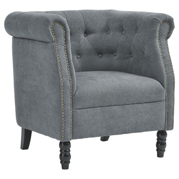 Jacquelyne - Slate Blue - Accent Chair-Washburn's Home Furnishings