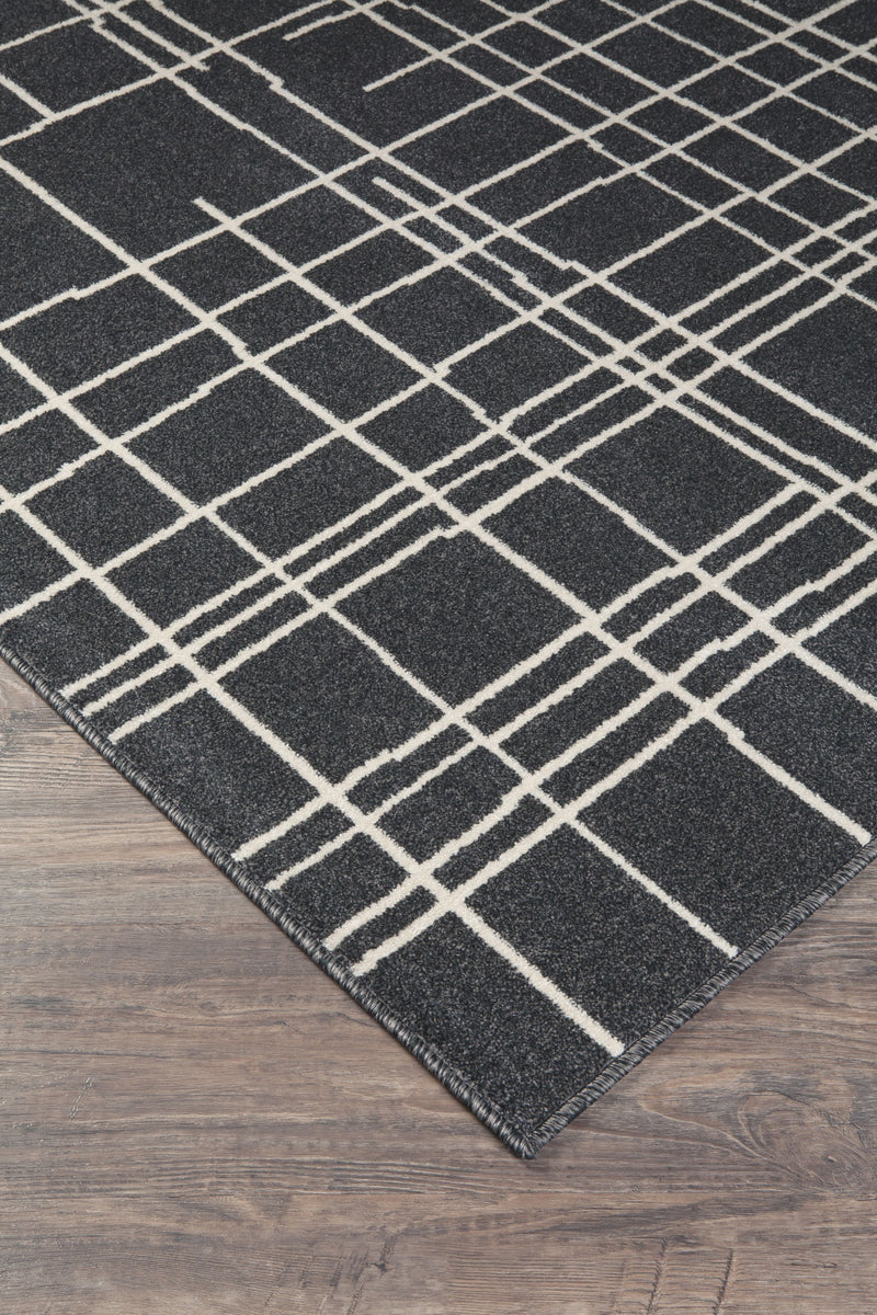 Jai - Black/cream/gray - Medium Rug-Washburn's Home Furnishings