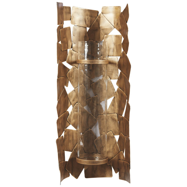 Jailene - Antique Gold - Wall Sconce-Washburn's Home Furnishings