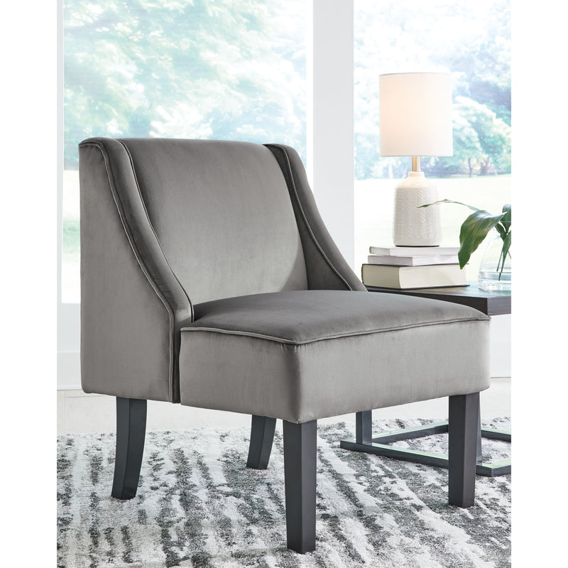 Janesley - Dark Gray - Accent Chair-Washburn's Home Furnishings