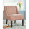 Janesley - Orange/cream - Accent Chair-Washburn's Home Furnishings