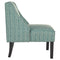 Janesley - Teal/cream - Accent Chair-Washburn's Home Furnishings