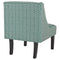 Janesley - Teal/cream - Accent Chair-Washburn's Home Furnishings