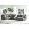 Jayceon - Steel - Left Arm Facing Sofa 3 Pc Sectional-Washburn's Home Furnishings