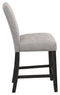 Jeanette - Gray/dark Brown - Upholstered Barstool (2/cn)-Washburn's Home Furnishings