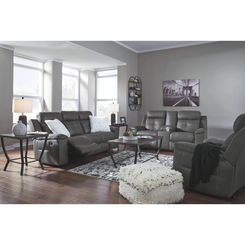 Jesolo - Dark Gray - Reclining Sofa-Washburn's Home Furnishings