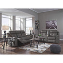 Jesolo - Dark Gray - Reclining Sofa-Washburn's Home Furnishings