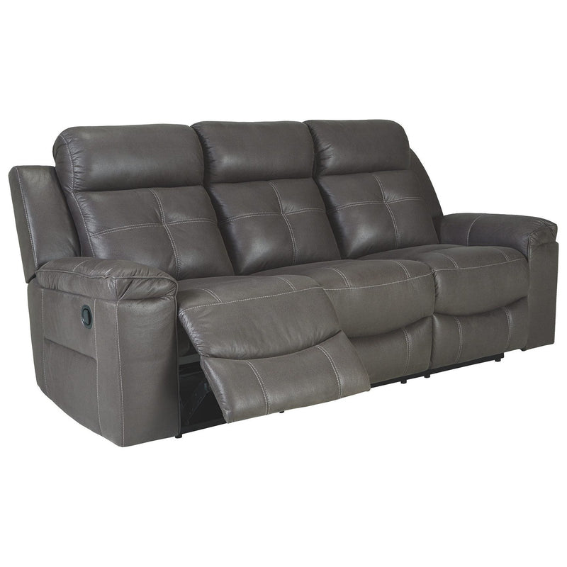 Jesolo - Dark Gray - Reclining Sofa-Washburn's Home Furnishings