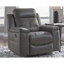 Jesolo - Dark Gray - Rocker Recliner-Washburn's Home Furnishings