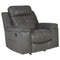 Jesolo - Dark Gray - Rocker Recliner-Washburn's Home Furnishings