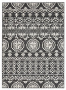 Jicarilla - Black/cream/gray - Medium Rug-Washburn's Home Furnishings