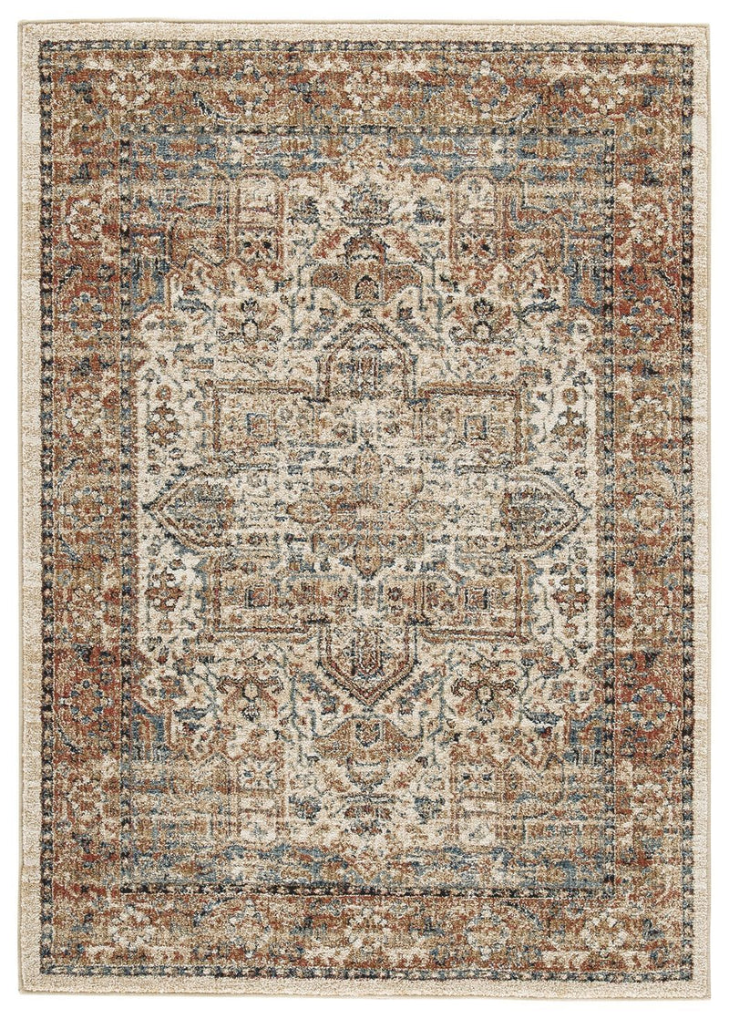 Jirair - Light Brown - Medium Rug-Washburn's Home Furnishings