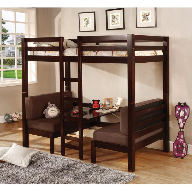 Joaquin - Twin Over Twin Bunk Bed - Brown-Washburn's Home Furnishings