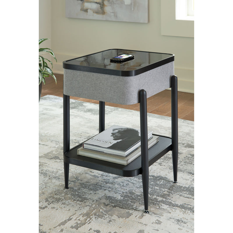 Jorvalee - Gray/black - Accent Table-Washburn's Home Furnishings