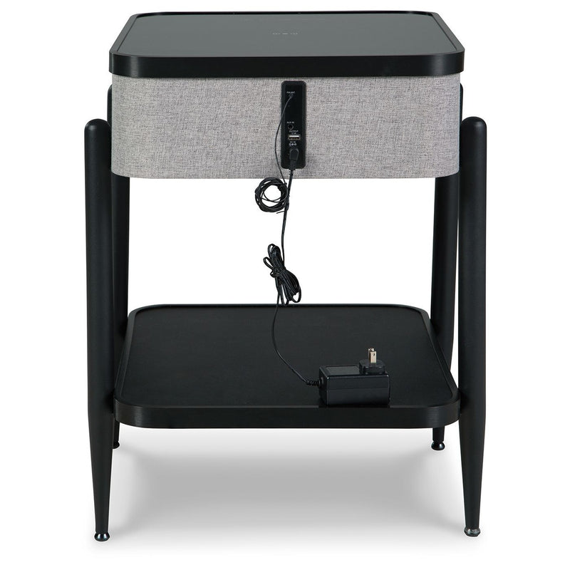 Jorvalee - Gray/black - Accent Table-Washburn's Home Furnishings